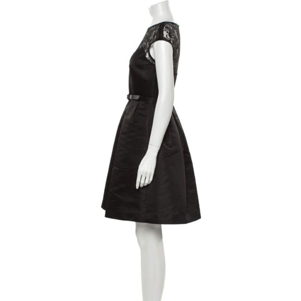 THEIA Lace Pattern Mini Dress - Picture 2 of 13